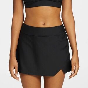 CALIA High-rise Black Swim Skirt M